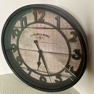 Rustic Bronze Metal Clock